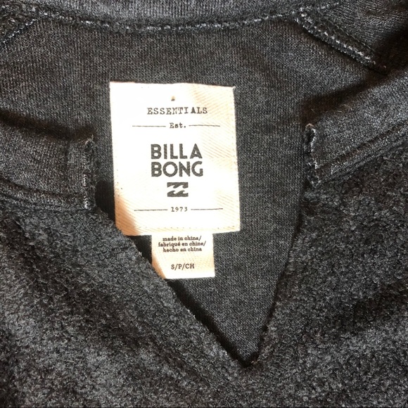 Billabong Gray V-Neck Pullover - Picture 3 of 4